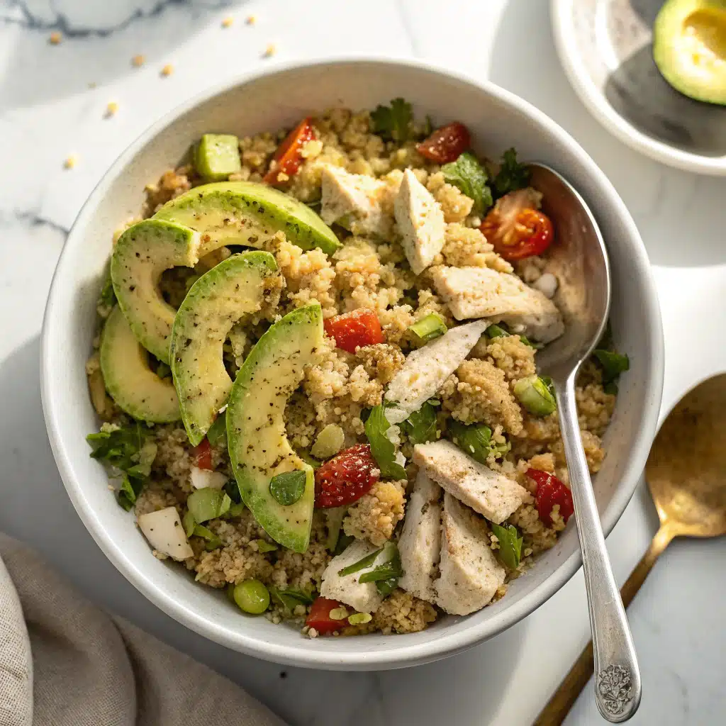 Chicken Avocado Quinoa Salad Recipe