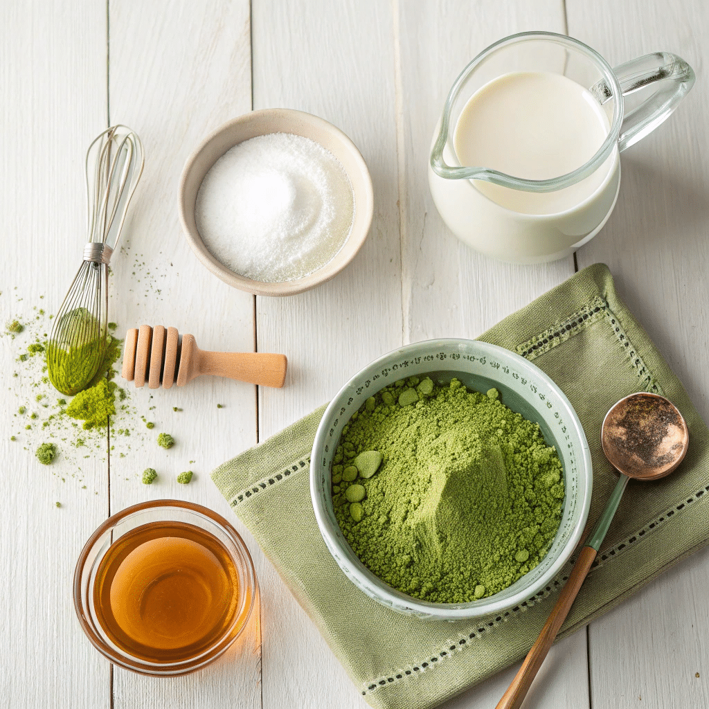 matcha latte ingredients