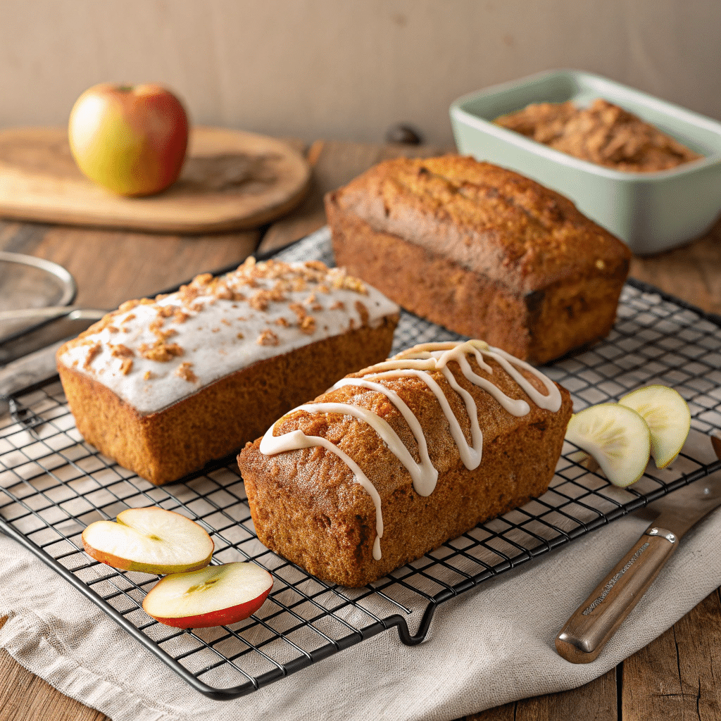 three mini loaves