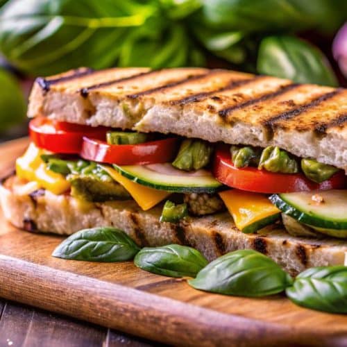 grilled veggie panini